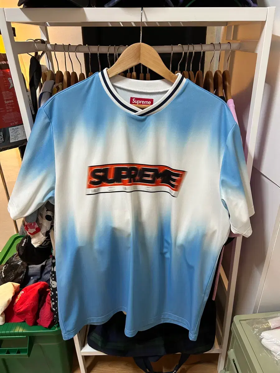 Supreme Blur Soccer Jersey Blue | 브랜드 중고거래 플랫폼, 번개장터